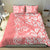 Custom Hawaii Kauai Island Bedding Set Hibiscus Pattern Seamless Tribal Simple Pink Pastel LT03 - Polynesian Pride