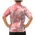 Custom Hawaii Kauai Island Family Matching Mermaid Dress and Hawaiian Shirt Hibiscus Pattern Seamless Tribal Simple Pink Pastel LT03 - Polynesian Pride