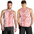 Custom Hawaii Kauai Island Men Tank Top Hibiscus Pattern Seamless Tribal Simple Pink Pastel LT03 - Polynesian Pride