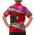 Wallis and Futuna Christmas Family Matching Mermaid Dress and Hawaiian Shirt Santa Claus Holding Coat of Arms Polynesian Xmas Style LT03 - Polynesian Pride