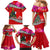 Wallis and Futuna Christmas Family Matching Mermaid Dress and Hawaiian Shirt Santa Claus Holding Coat of Arms Polynesian Xmas Style LT03 - Polynesian Pride