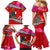 Custom Wallis and Futuna Christmas Family Matching Mermaid Dress and Hawaiian Shirt Santa Claus Holding Coat of Arms Polynesian Xmas Style LT03 - Polynesian Pride