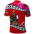 Custom Wallis and Futuna Christmas Polo Shirt Santa Claus Holding Coat of Arms Polynesian Xmas Style LT03 - Polynesian Pride