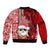 Mele Kalikimaka Hawaii Christmas Bomber Jacket Santa Claus Kakau Tribal Mix Polynesia Tattoo LT03 - Polynesian Pride