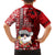 Mele Kalikimaka Hawaii Christmas Family Matching Long Sleeve Bodycon Dress and Hawaiian Shirt Santa Claus Kakau Tribal Mix Polynesia Tattoo LT03 - Polynesian Pride