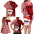 Mele Kalikimaka Hawaii Christmas Family Matching Long Sleeve Bodycon Dress and Hawaiian Shirt Santa Claus Kakau Tribal Mix Polynesia Tattoo LT03 - Polynesian Pride