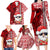 Custom Mele Kalikimaka Hawaii Christmas Family Matching Long Sleeve Bodycon Dress and Hawaiian Shirt Santa Claus Kakau Tribal Mix Polynesia Tattoo LT03 - Polynesian Pride