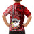 Custom Mele Kalikimaka Hawaii Christmas Family Matching Short Sleeve Bodycon Dress and Hawaiian Shirt Santa Claus Kakau Tribal Mix Polynesia Tattoo LT03 - Polynesian Pride