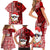 Custom Mele Kalikimaka Hawaii Christmas Family Matching Short Sleeve Bodycon Dress and Hawaiian Shirt Santa Claus Kakau Tribal Mix Polynesia Tattoo LT03 - Polynesian Pride