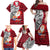 French Polynesia Christmas Family Matching Off Shoulder Maxi Dress and Hawaiian Shirt Santa Hold Seal with Polynesian Tribal Tattoo LT03 - Polynesian Pride