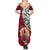 French Polynesia Christmas Family Matching Summer Maxi Dress and Hawaiian Shirt Santa Hold Seal with Polynesian Tribal Tattoo LT03 - Polynesian Pride