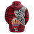 French Polynesia Christmas Hoodie Santa Hold Seal with Polynesian Tribal Tattoo LT03 - Polynesian Pride