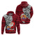 French Polynesia Christmas Hoodie Santa Hold Seal with Polynesian Tribal Tattoo LT03 - Polynesian Pride