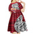 French Polynesia Christmas Kid Short Sleeve Dress Santa Hold Seal with Polynesian Tribal Tattoo LT03 - Polynesian Pride