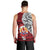 French Polynesia Christmas Men Tank Top Santa Hold Seal with Polynesian Tribal Tattoo LT03 - Polynesian Pride