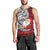 French Polynesia Christmas Men Tank Top Santa Hold Seal with Polynesian Tribal Tattoo LT03 - Polynesian Pride