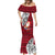 French Polynesia Christmas Mermaid Dress Santa Hold Seal with Polynesian Tribal Tattoo LT03 - Polynesian Pride