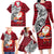 Custom French Polynesia Christmas Family Matching Long Sleeve Bodycon Dress and Hawaiian Shirt Santa Hold Seal with Polynesian Tribal Tattoo LT03 - Polynesian Pride