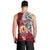 Custom French Polynesia Christmas Men Tank Top Santa Hold Seal with Polynesian Tribal Tattoo LT03 - Polynesian Pride