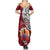 Custom French Polynesia Christmas Summer Maxi Dress Santa Hold Seal with Polynesian Tribal Tattoo LT03 - Polynesian Pride