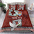 Mate Ma'a Tonga Bedding Set Haʻamonga ʻa Maui and White Dove - Tongan Kupesi Ngatu