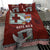 Mate Ma'a Tonga Bedding Set Haʻamonga ʻa Maui and White Dove - Tongan Kupesi Ngatu