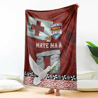 Mate Ma'a Tonga Blanket Haamonga a Maui and White Dove - Tongan Kupesi Ngatu LT03 - Polynesian Pride