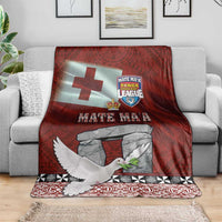 Mate Ma'a Tonga Blanket Haamonga a Maui and White Dove - Tongan Kupesi Ngatu LT03 - Polynesian Pride