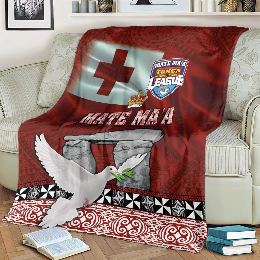 Mate Ma'a Tonga Blanket Haamonga a Maui and White Dove - Tongan Kupesi Ngatu LT03 - Polynesian Pride