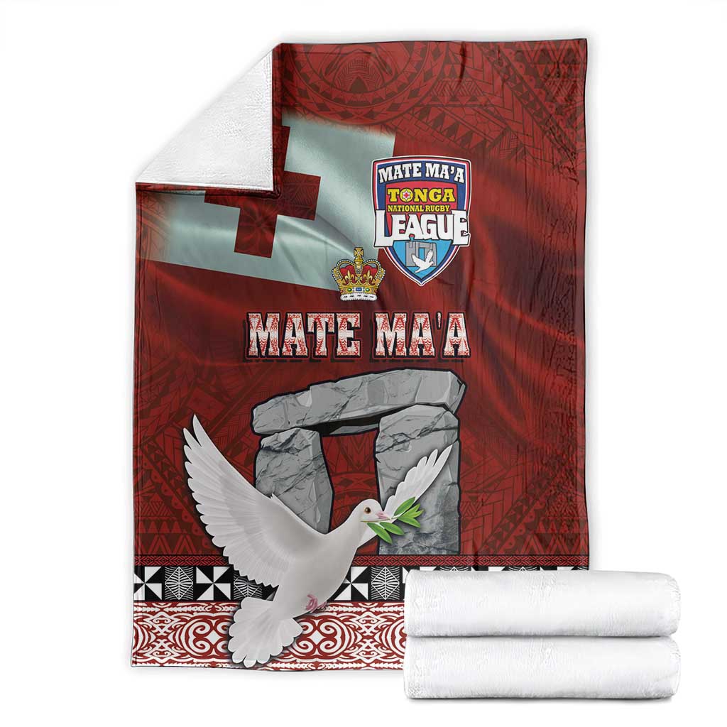 Mate Ma'a Tonga Blanket Haamonga a Maui and White Dove - Tongan Kupesi Ngatu LT03 - Polynesian Pride