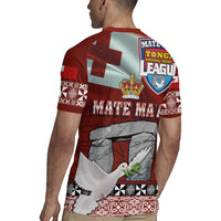 Mate Ma'a Tonga Rugby Jersey Haamonga a Maui and White Dove - Tongan Kupesi Ngatu LT03 - Polynesian Pride