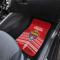 Mate Ma'a Tonga Car Mats Double White Dove and Kupesi Ngatu Art Tattoo LT03 - Polynesian Pride