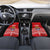 Mate Ma'a Tonga Car Mats Douple White Dove and Kupesi Ngatu Art Tattoo