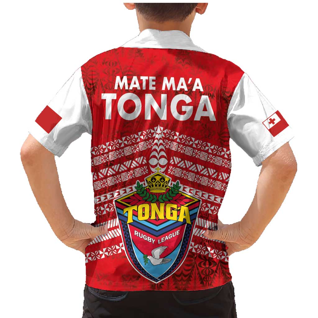 Mate Ma'a Tonga Family Matching Mermaid Dress and Hawaiian Shirt Douple White Dove and Kupesi Ngatu Art Tattoo