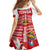 Mate Ma'a Tonga Family Matching Summer Maxi Dress and Hawaiian Shirt Douple White Dove and Kupesi Ngatu Art Tattoo
