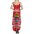 Mate Ma'a Tonga Family Matching Summer Maxi Dress and Hawaiian Shirt Douple White Dove and Kupesi Ngatu Art Tattoo