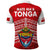 Mate Ma'a Tonga Polo Shirt Douple White Dove and Kupesi Ngatu Art Tattoo