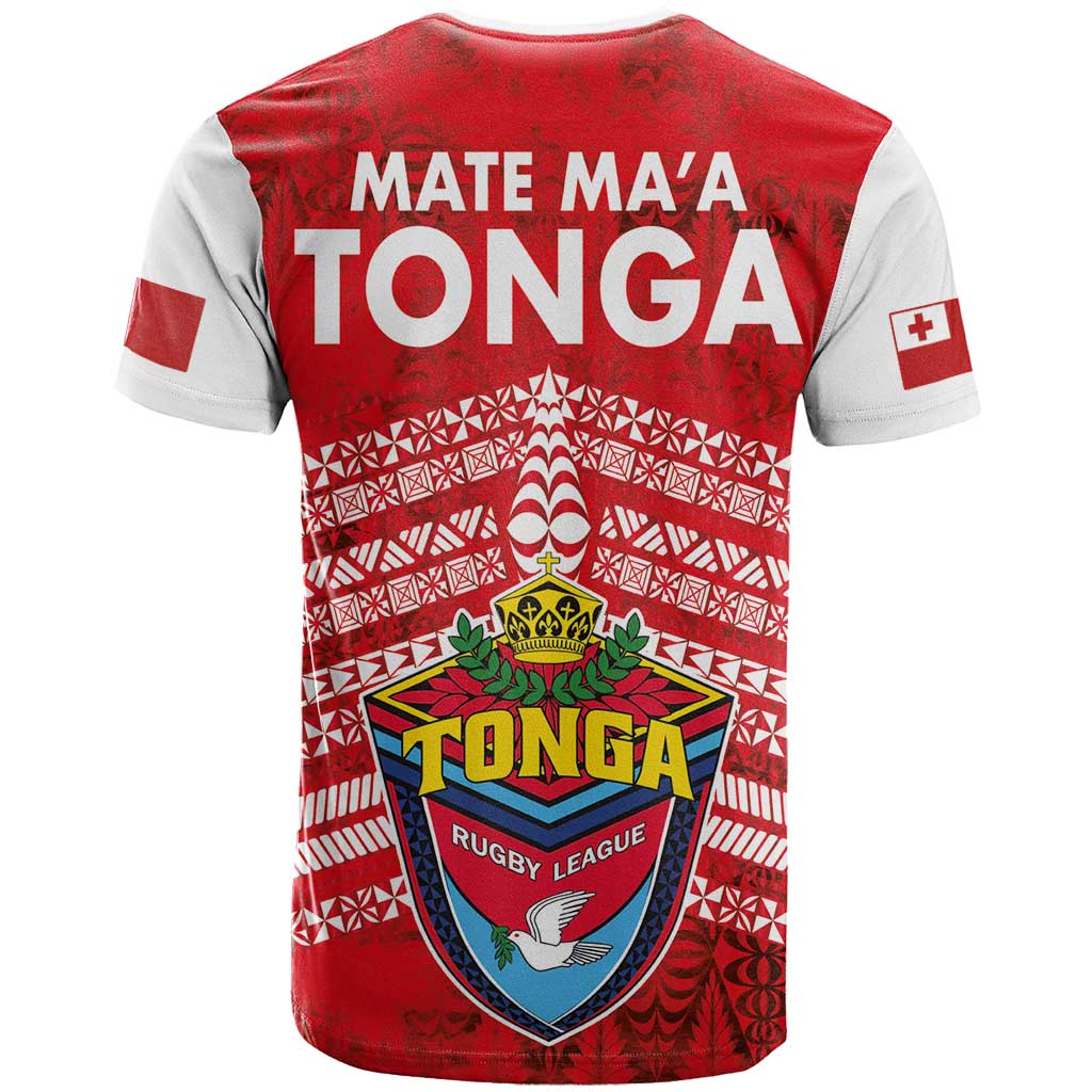Mate Ma'a Tonga T Shirt Double White Dove and Kupesi Ngatu Art Tattoo LT03 - Polynesian Pride