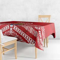 Mate Ma'a Tonga Tablecloth Double White Dove and Kupesi Ngatu Art Tattoo LT03 - Polynesian Pride