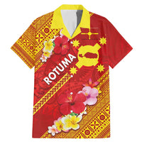 Rotuma Island Family Matching Mermaid Dress and Hawaiian Shirt Fijian Tapa with Polynesian Art and Hibiscus