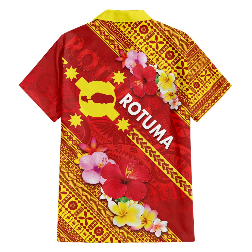 Rotuma Island Family Matching Off Shoulder Maxi Dress and Hawaiian Shirt Fijian Tapa with Polynesian Art and Hibiscus
