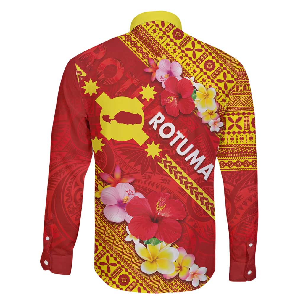 Rotuma Island Family Matching Puletasi and Hawaiian Shirt Fijian Tapa with Polynesian Art and Hibiscus