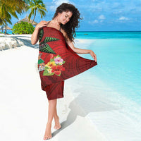 Personalised Fiji and Rotuma Together Sarong Fjian Masi and Pacific Pattern Mix Culture