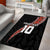 Custom New Zealand Rugby Area Rug Maori and Silver Fern Half Style