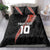 Custom New Zealand Rugby Bedding Set Maori and Silver Fern Half Style