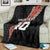 Custom New Zealand Rugby Blanket Maori and Silver Fern Half Style