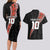 Custom New Zealand Rugby Couples Matching Long Sleeve Bodycon Dress and Hawaiian Shirt Maori and Silver Fern Half Style