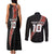 Custom New Zealand Rugby Couples Matching Tank Maxi Dress and Long Sleeve Button Shirt Maori and Silver Fern Half Style