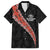 Custom New Zealand Rugby Family Matching Short Sleeve Bodycon Dress and Hawaiian Shirt Maori and Silver Fern Half Style