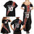 Custom New Zealand Rugby Family Matching Summer Maxi Dress and Hawaiian Shirt Maori and Silver Fern Half Style